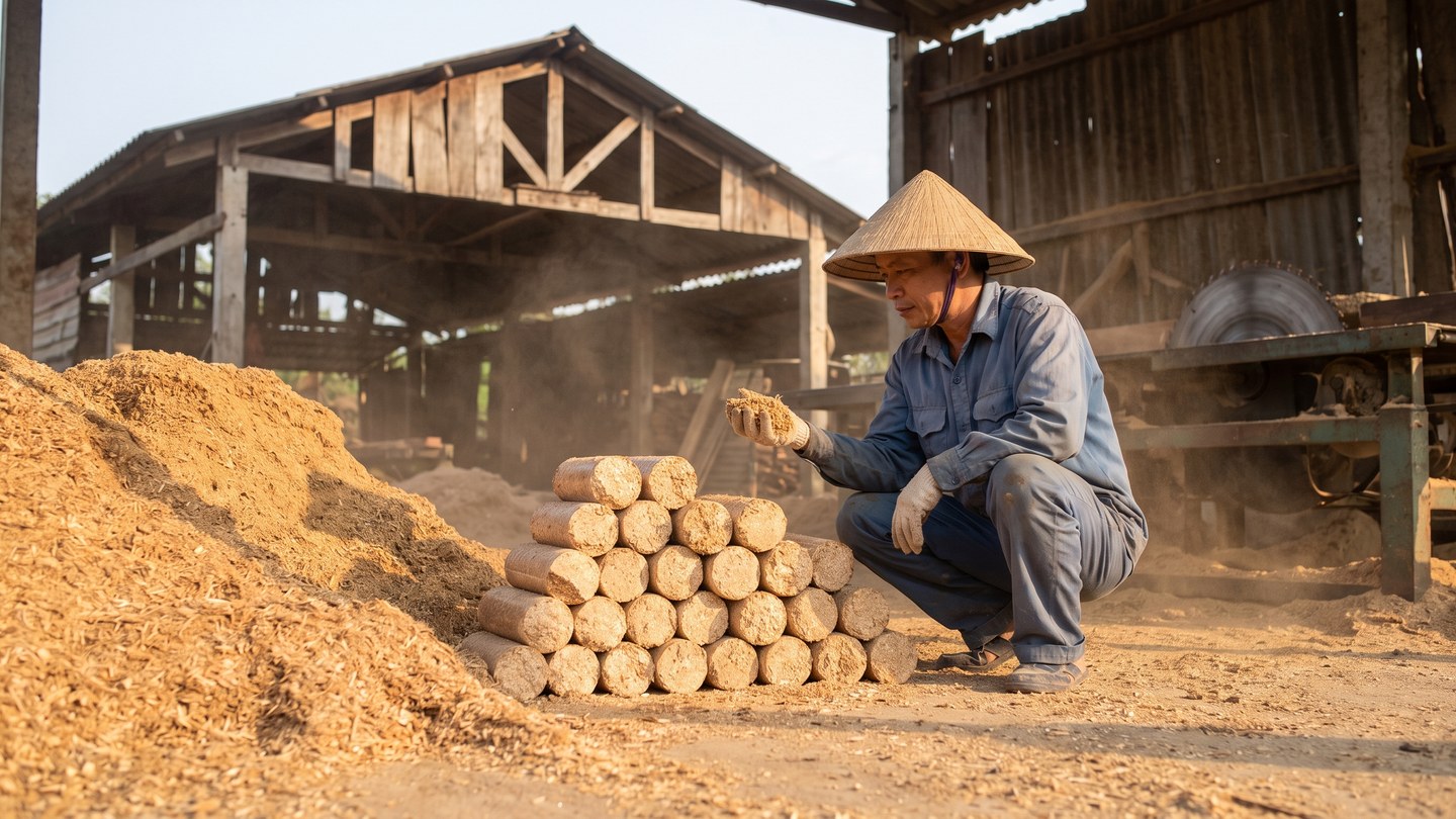 Nên chọn viên nén gỗ hay củi ép: chọn theo cách lò ăn liệu
