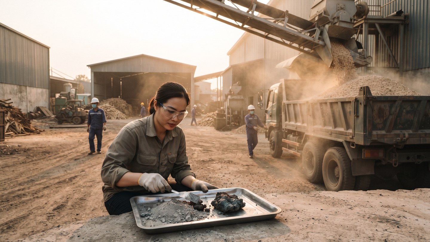Tro xỉ lò hơi sinh khối nhiều hay ít: cách kiểm tra đúng
