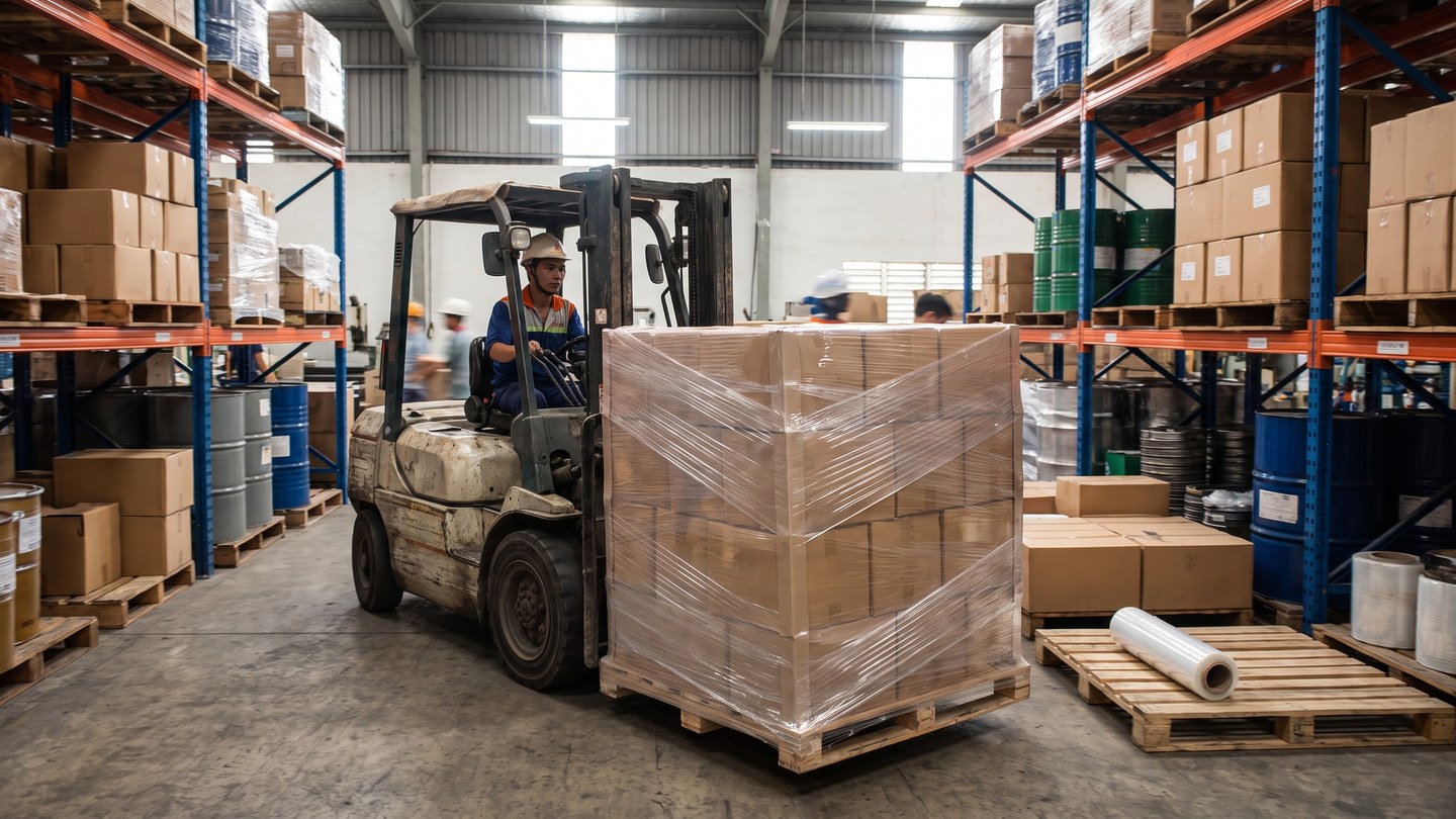 Màng pe quấn pallet là gì và cách kiểm tra trước khi dùng