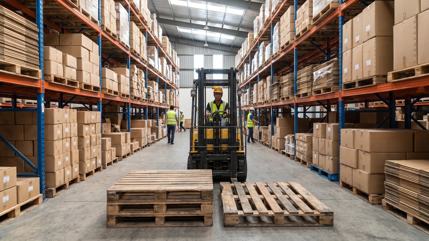 Pallet nâng hai chiều và bốn chiều khác nhau thế nào khi vận hành